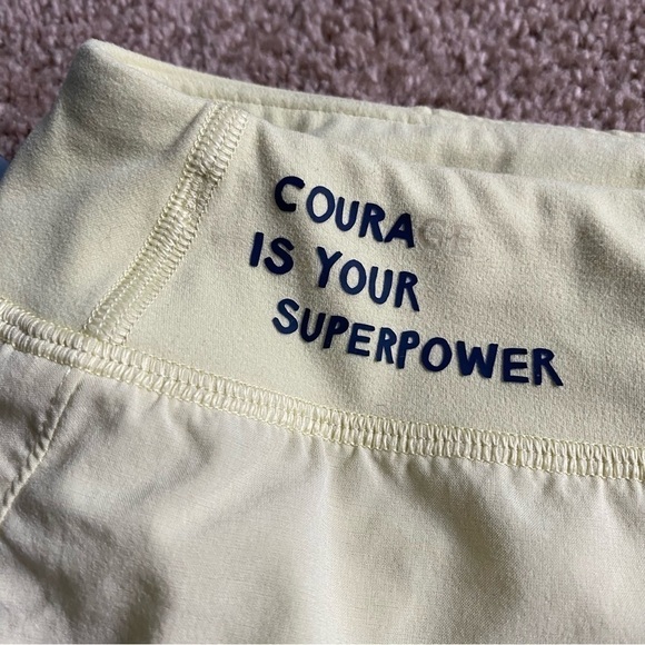 Athleta Girl | Bundle of Two Workout Athletic Shorts Blue Yellow Size Large 12 - Picture 4 of 9